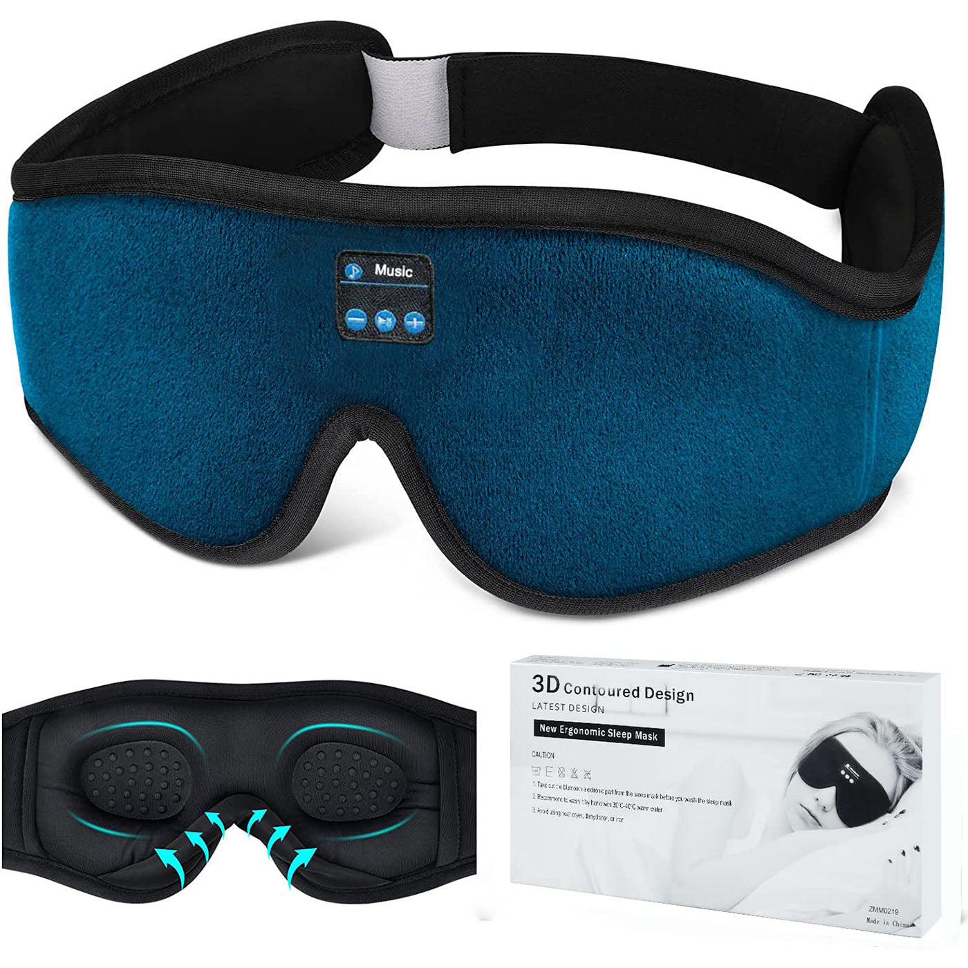 Bombtacular Pro Bluetooth Sleep Mask™ BOMBTACULAR