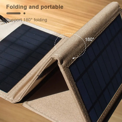 Cell Phone Power Bank-Solar Panel (7W/10W Portable Foldable Waterproof)