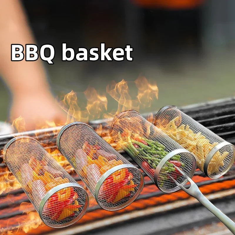 Ultimate Grill Basket Pro NEW Version + Fork