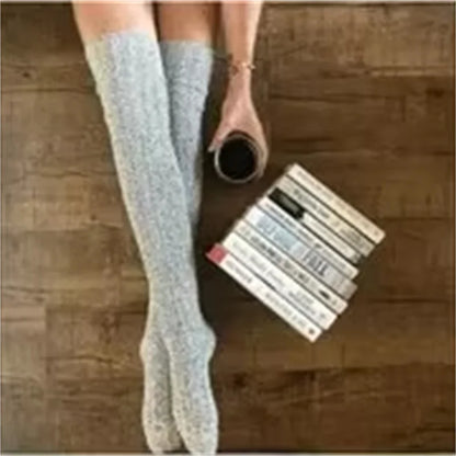 Cozy Over-The-Knee Knit Socks