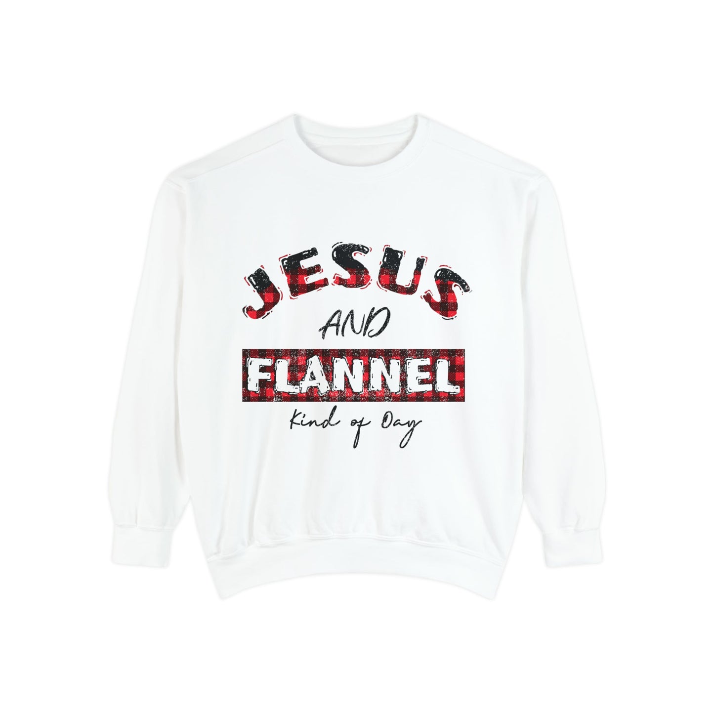 Holy Cozy Flannel Faith Sweatshirt