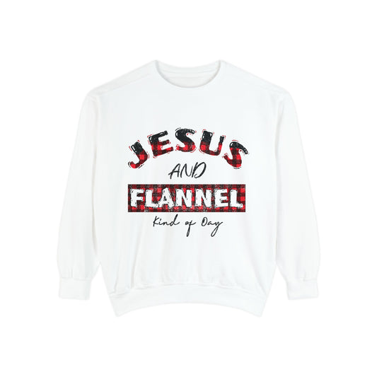 Holy Cozy Flannel Faith Sweatshirt