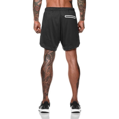 Compression Shorts with inner phone pocket