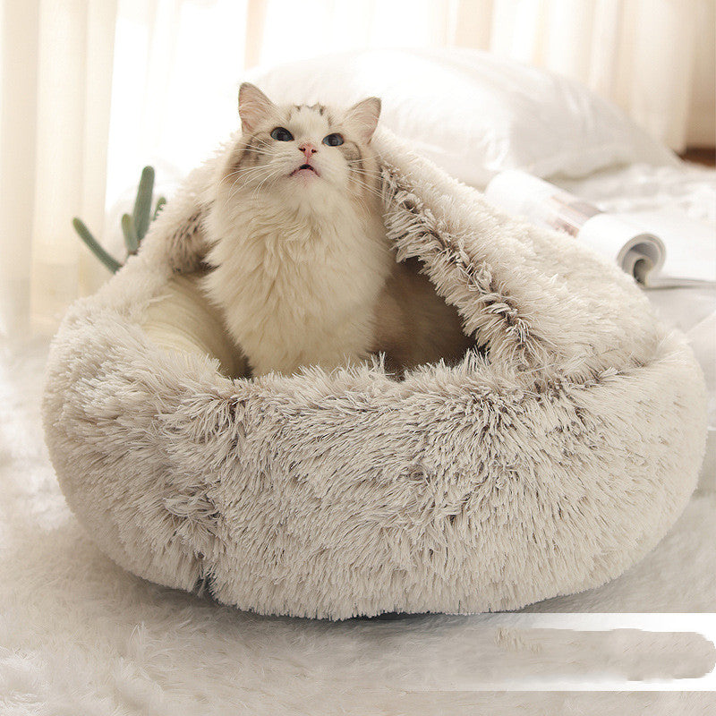 Cozy Calming Pet Bed 🐶🐱🐇