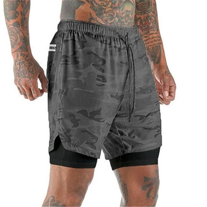 Compression Shorts with inner phone pocket