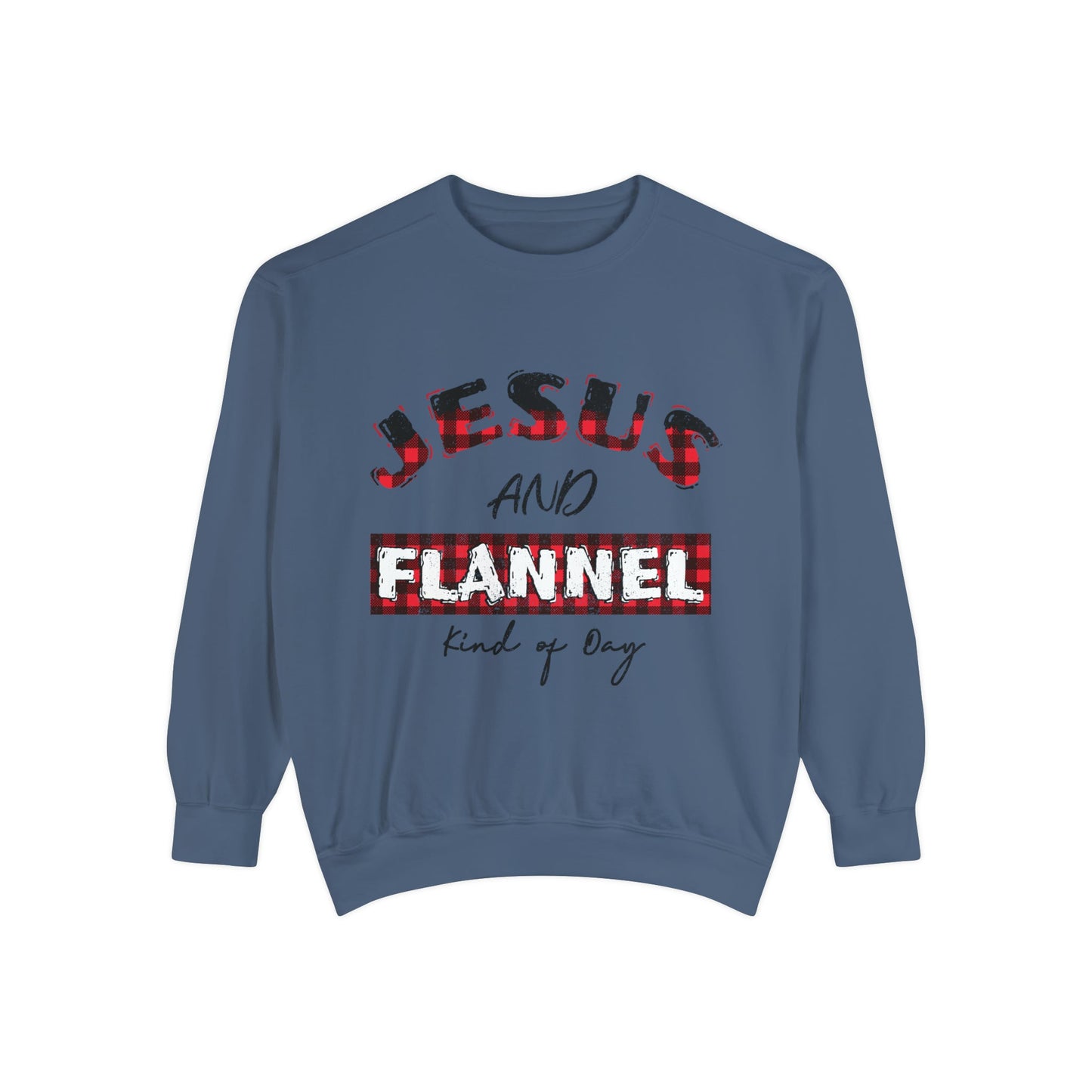 Holy Cozy Flannel Faith Sweatshirt