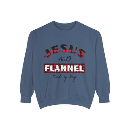 Holy Cozy Flannel Faith Sweatshirt