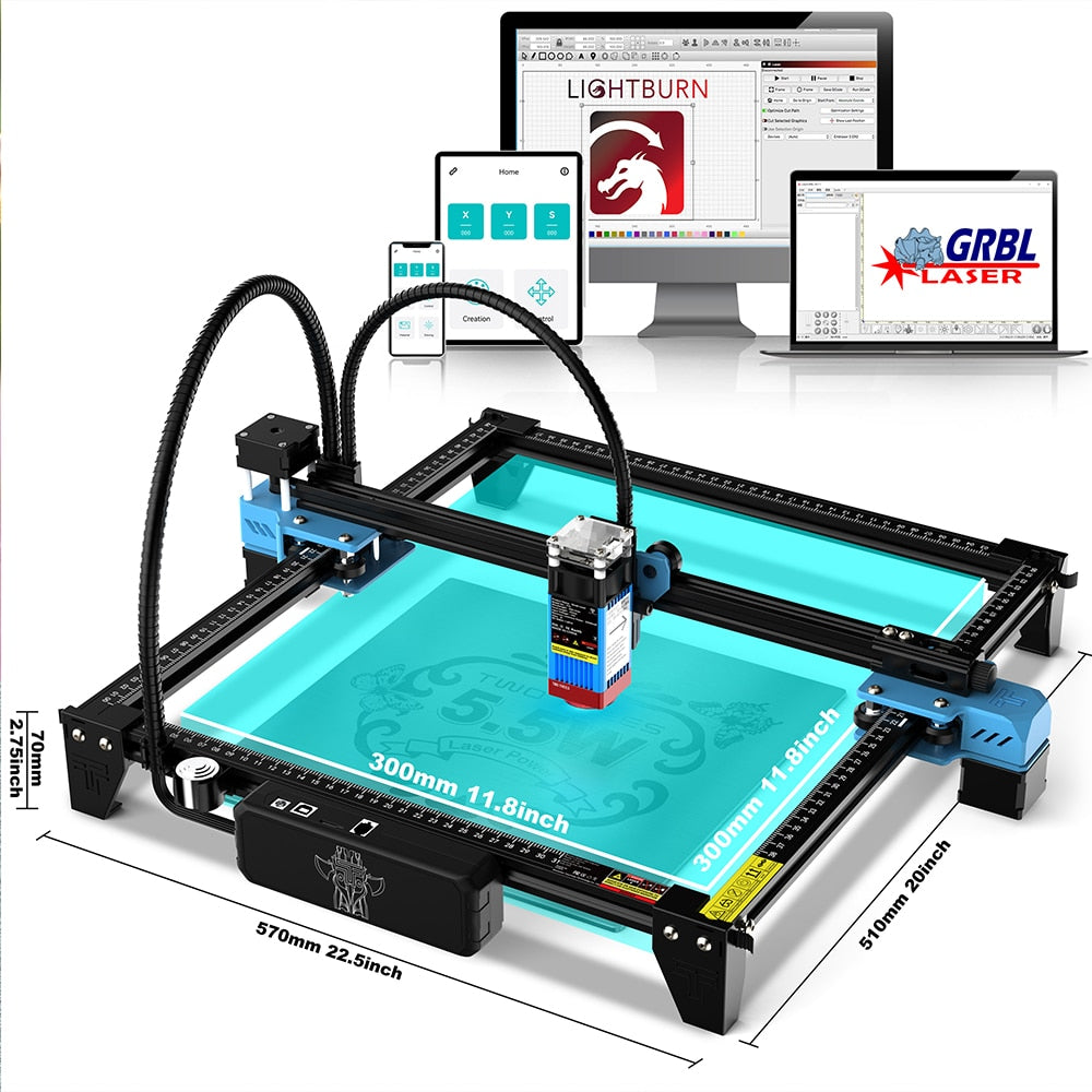 Pro Laser Engraver With Wifi Offline Control & Blue Light
