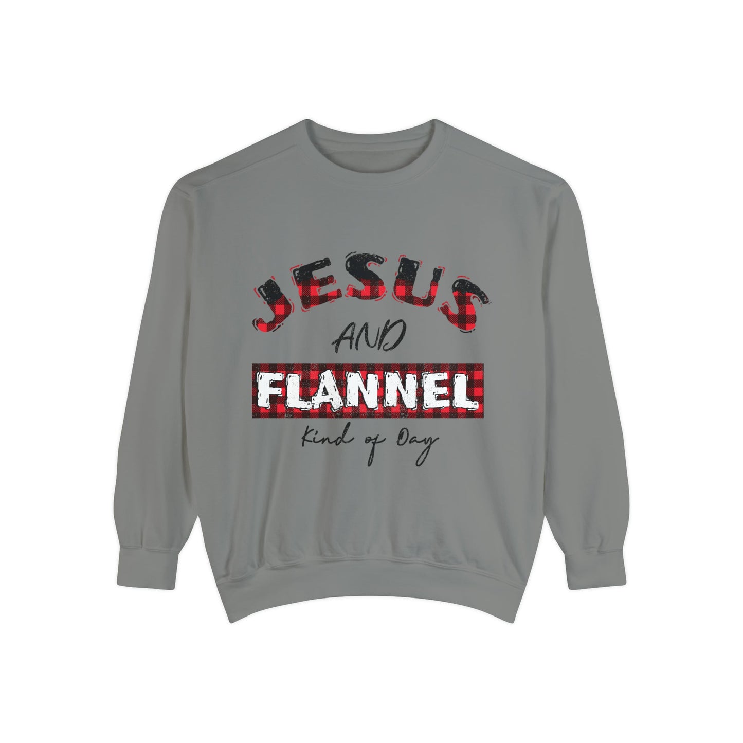 Holy Cozy Flannel Faith Sweatshirt