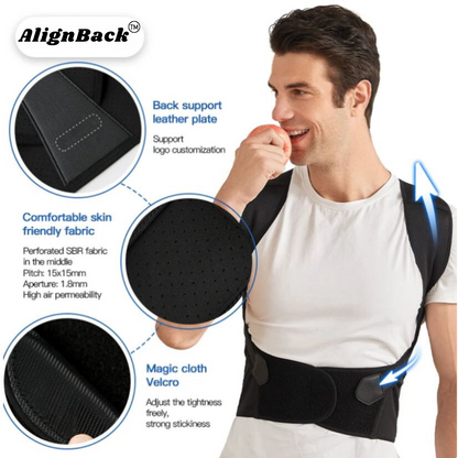 AlignBack Straightaway: Spine Support Hero