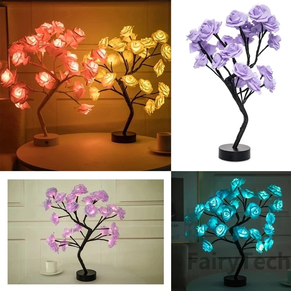 Rose Glow Table Lamp – BOMBTACULAR