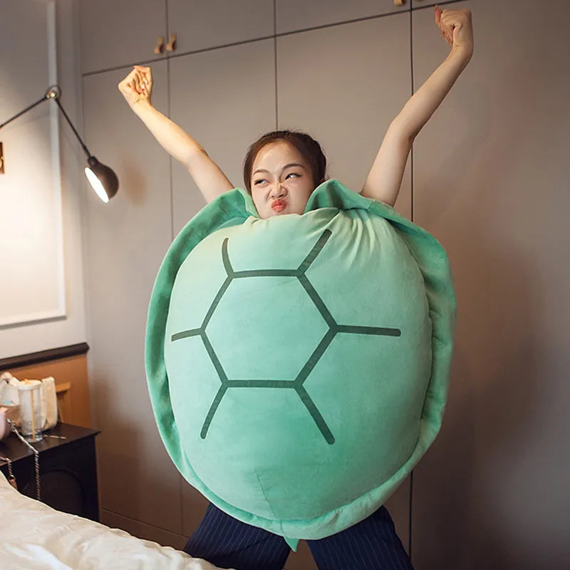 Turtle Snuggle Shell Pillow