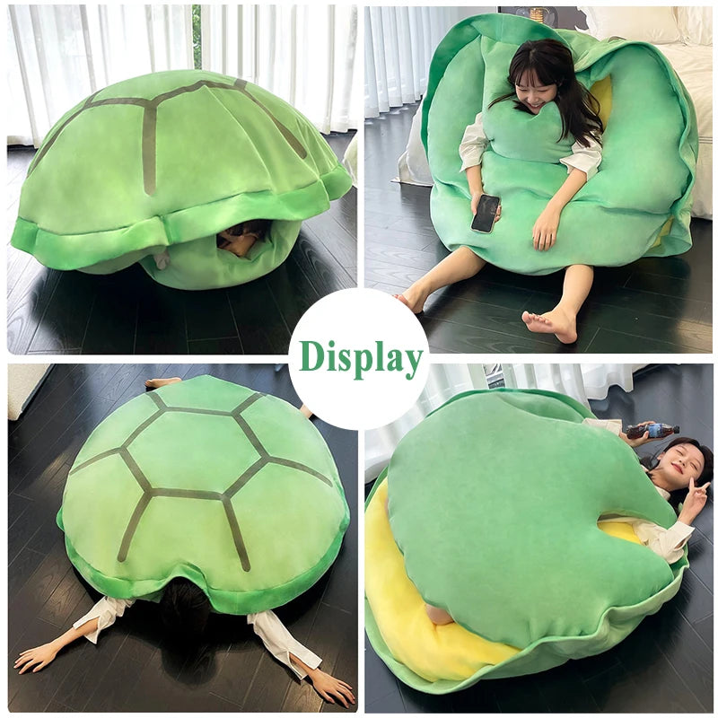 Turtle Snuggle Shell Pillow