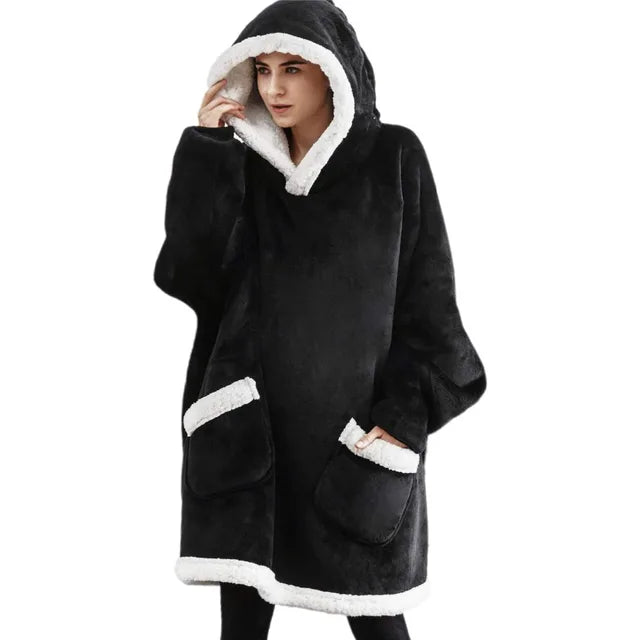 Snug-A-Cocoon Hoodie Blanket